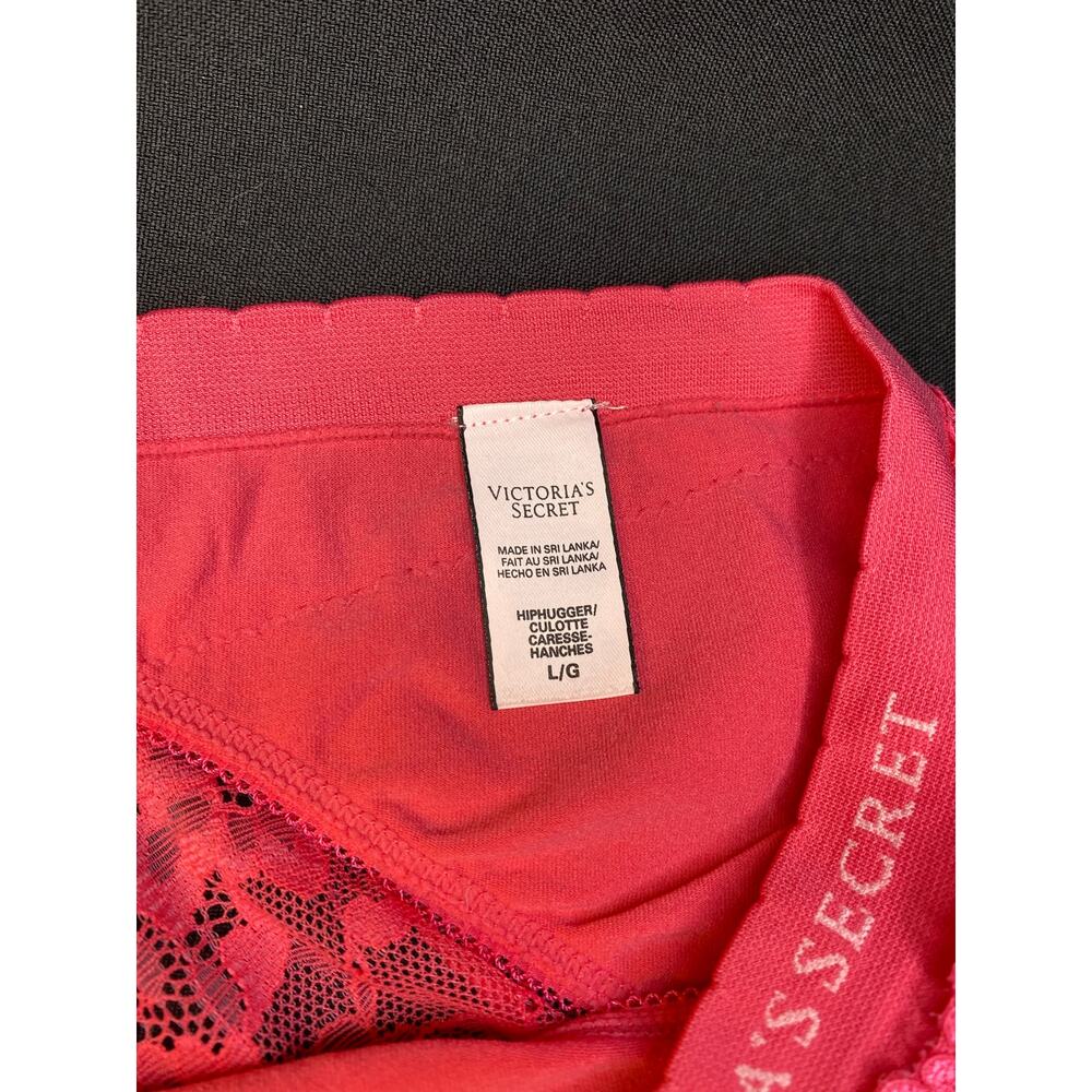 VICTORIAS SECRET PANTIES 3 Pair Hiphugger Hipster Lace Lot Size Large - Picture 4 of 11